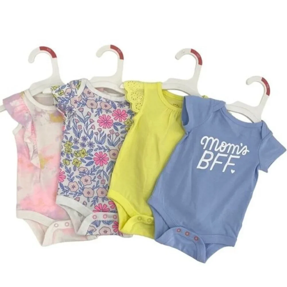 Cat & Jack Newborn Baby Bodysuit Onsie Bundle Lot New